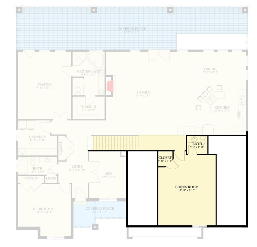 Bonus Level Floor Plan