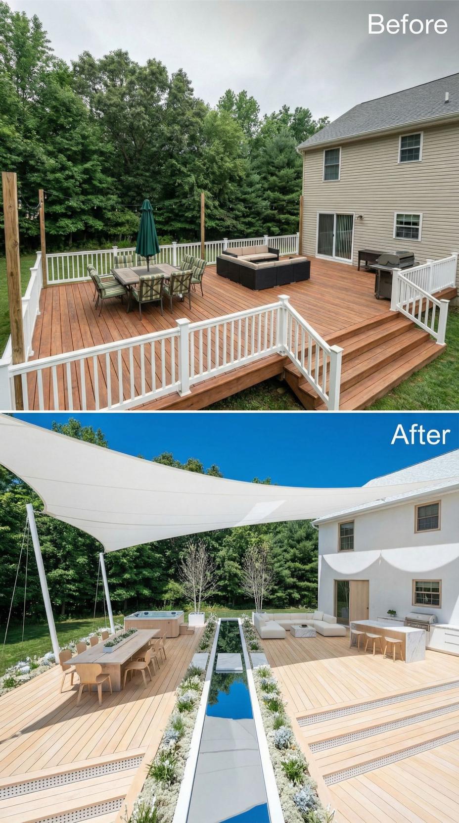 Lap Pool and Sail Shade Structure Anchor Resort-Inspired Refresh