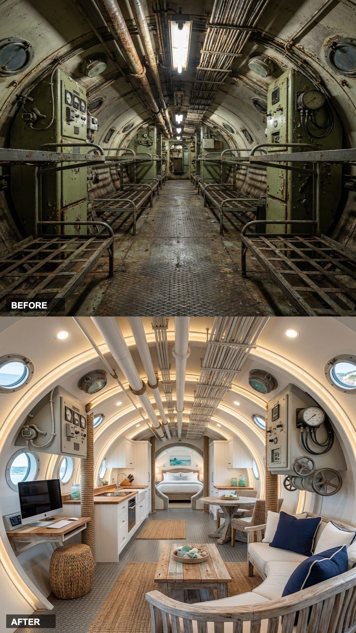 Jungle Fever: A Living Wall Submarine With Biophilic Everything