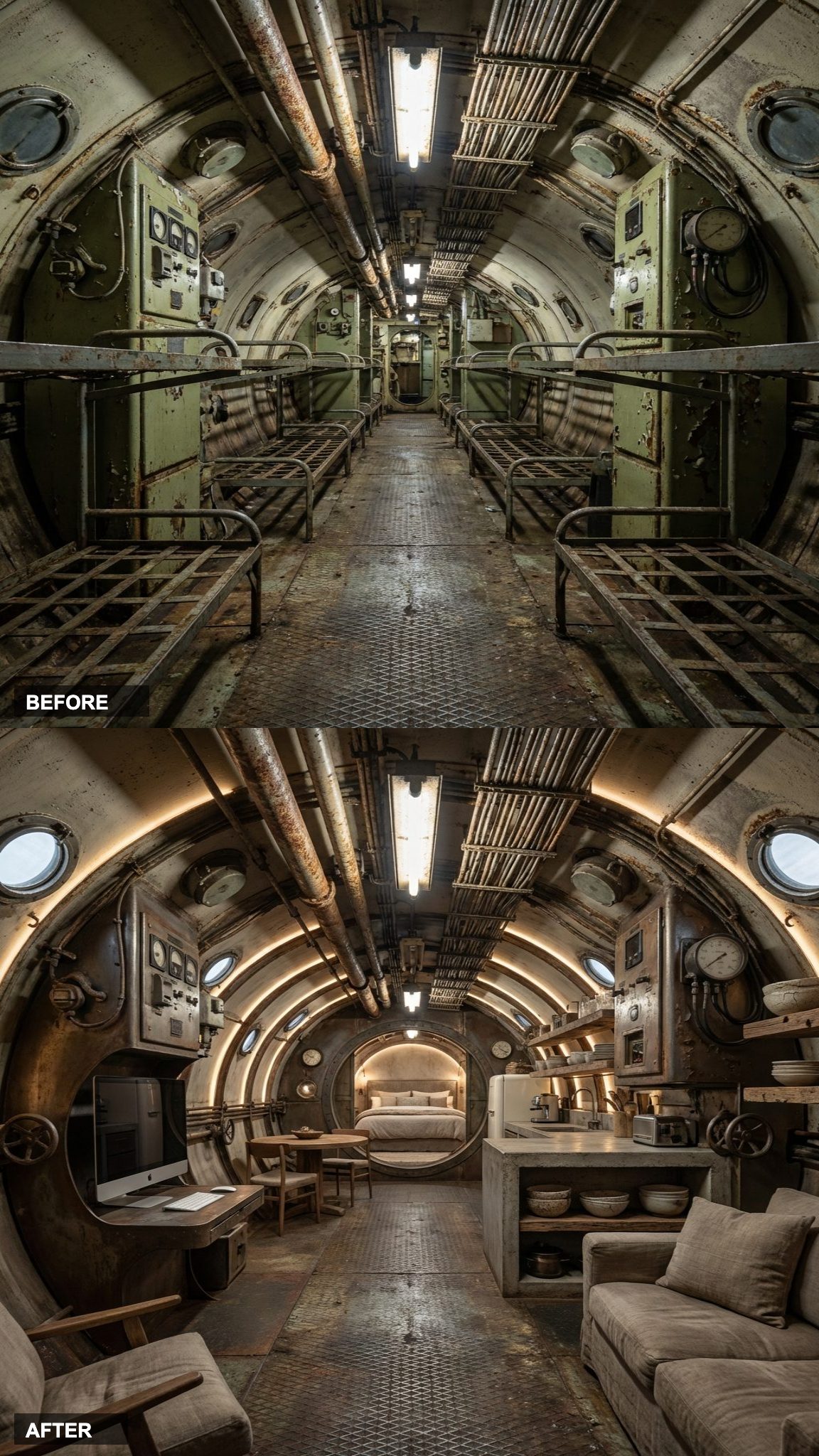 The Hackerspace: Dark Techy and Brutally Functional