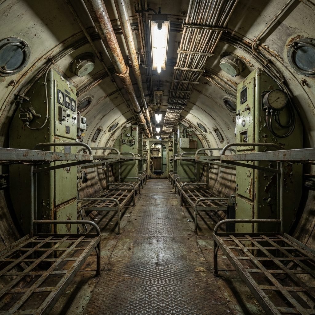 28 Ways to Live Inside a Submarine: From Dilapidated Military Submarine to Luxury Home Conversions (Before & After Pics)