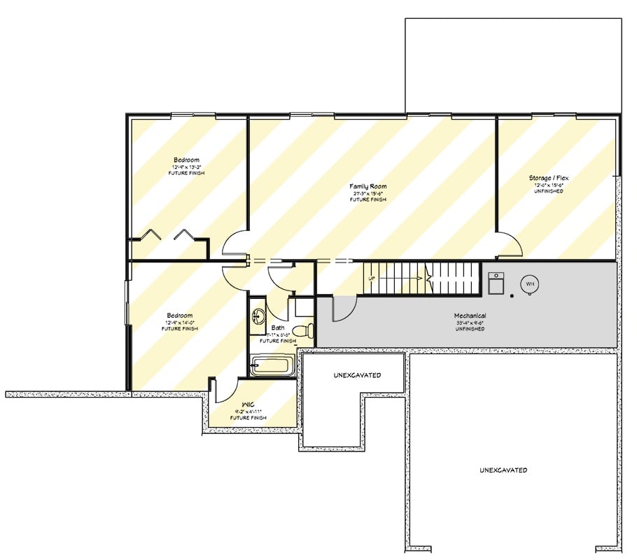 Lower Level Floor Plan