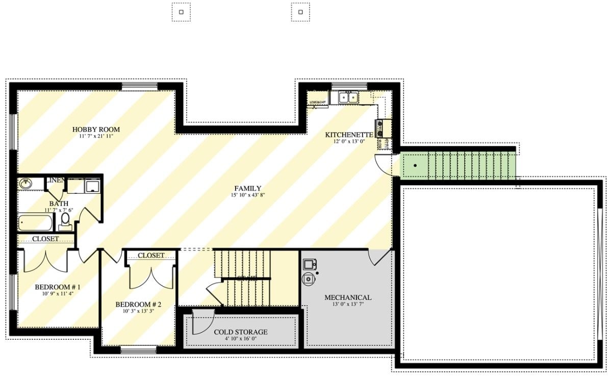 Lower Level Floor Plan