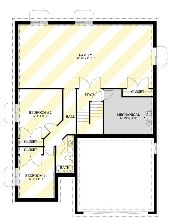 Lower Level Floor Plan