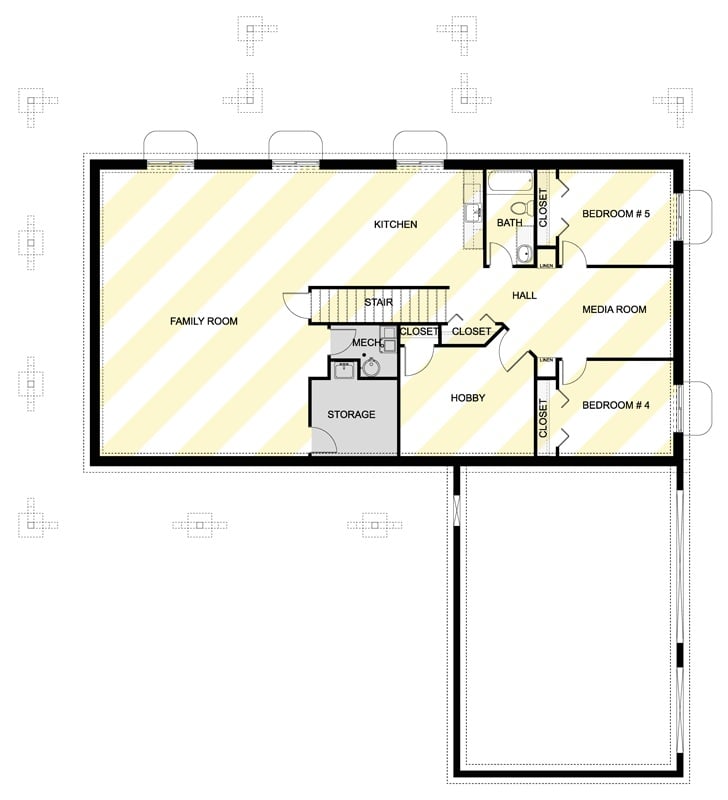 Lower Level Floor Plan