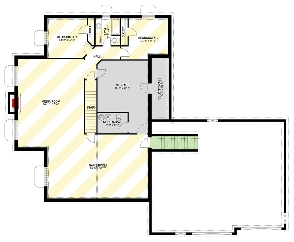 Lower Level Floor Plan