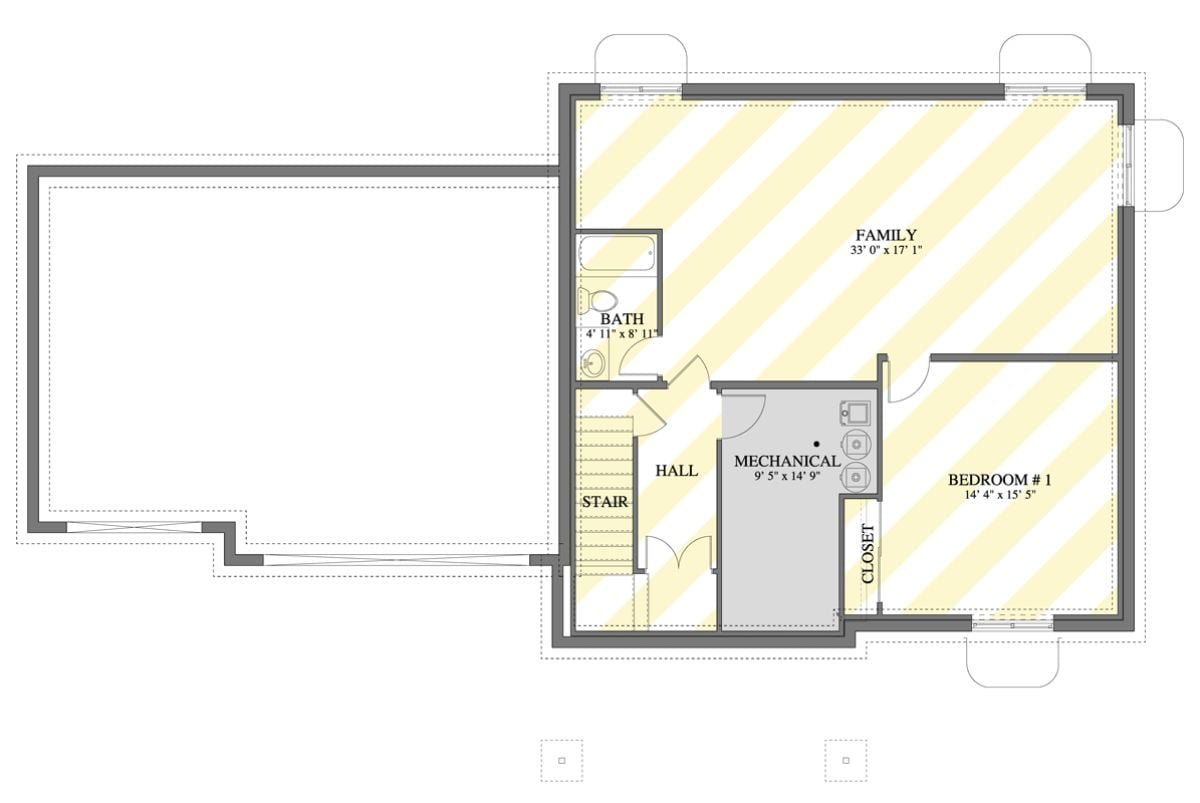 Lower Level Floor Plan