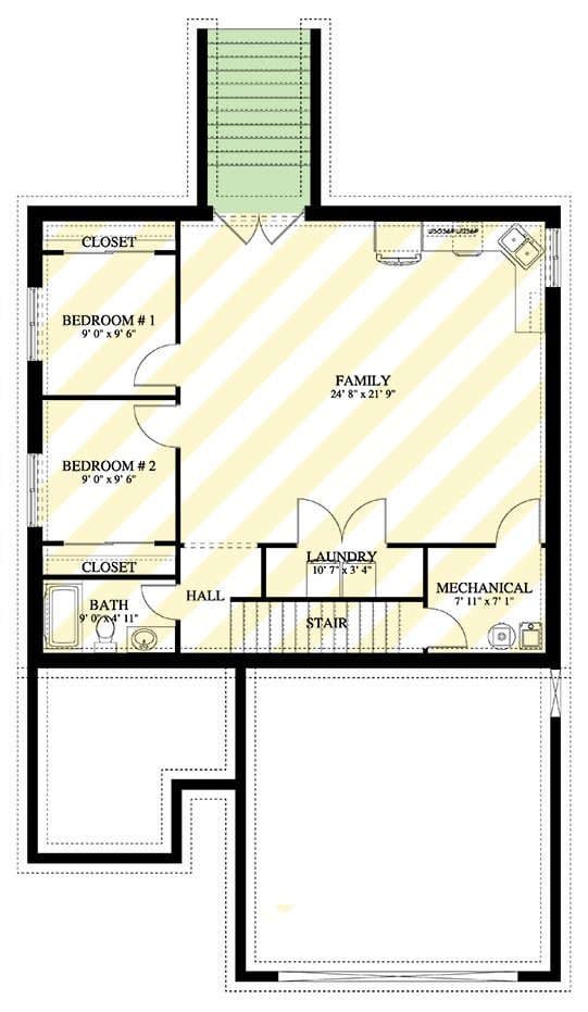 Lower Level Floor Plan