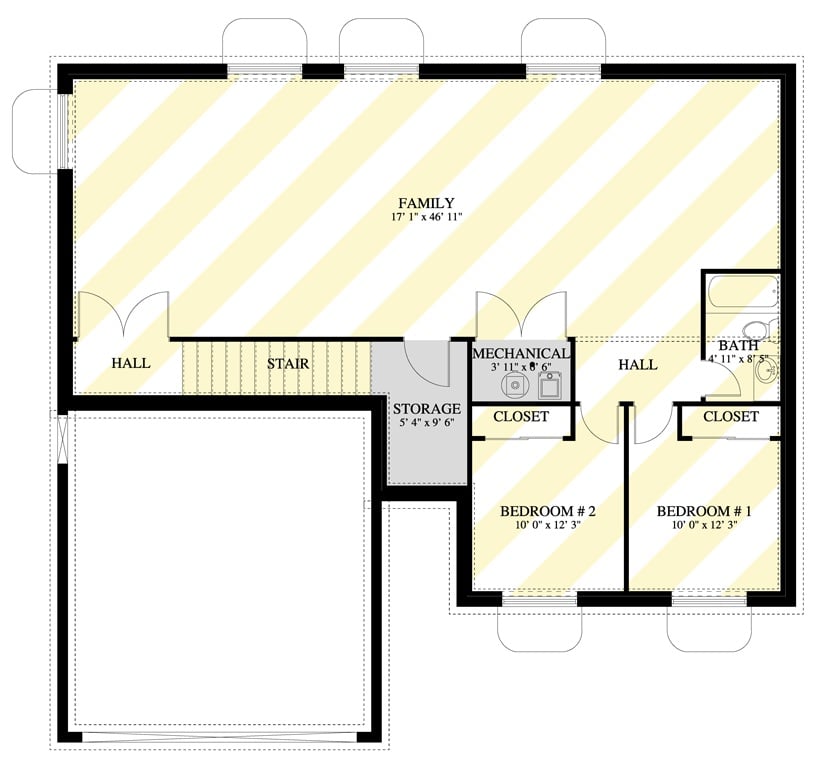 Lower Level Floor Plan
