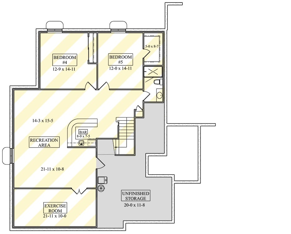 Lower Level Floor Plan