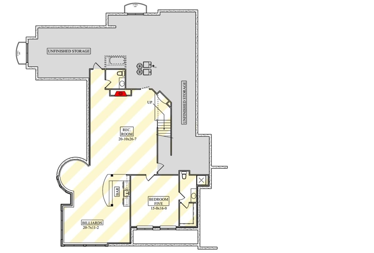 Lower Level Floor Plan