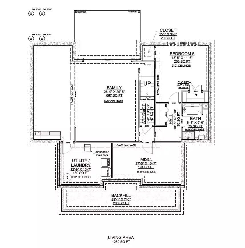 Lower Level Floor Plan