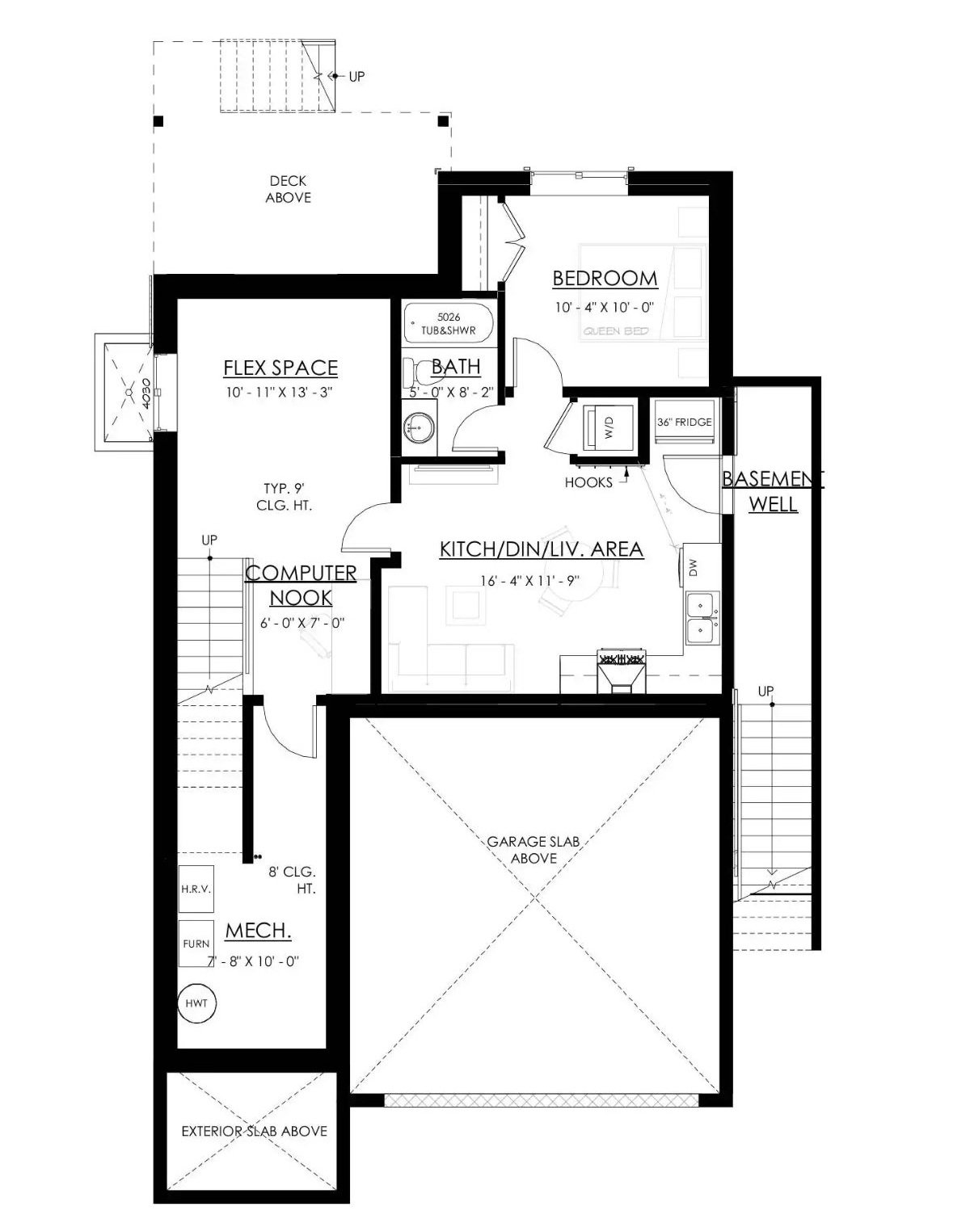 Lower Level Floor Plan