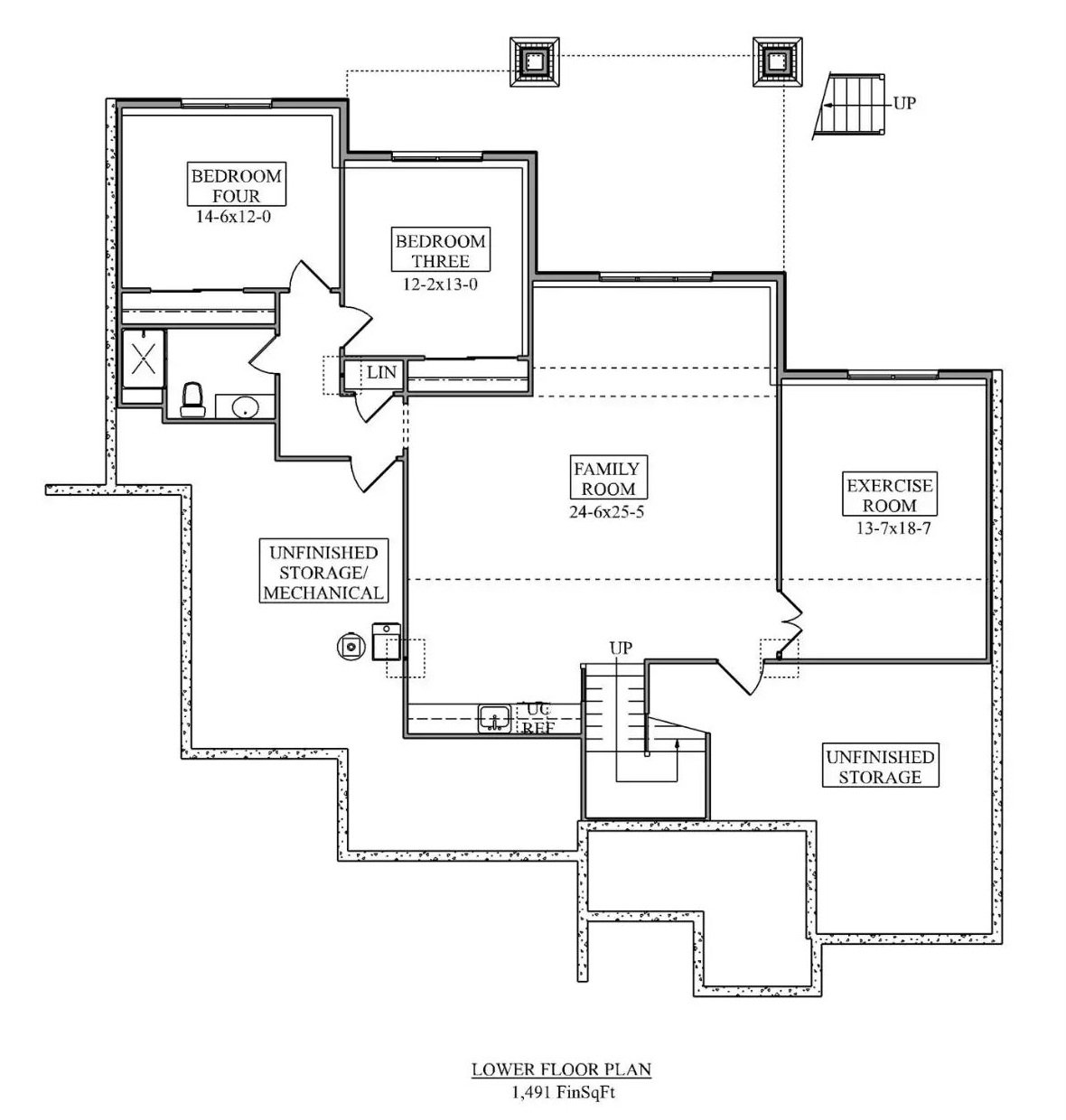 Lower Level Floor Plan
