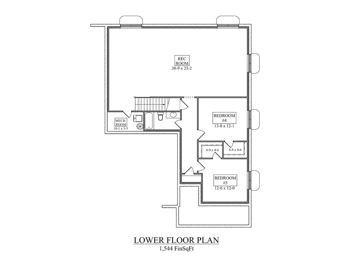 Lower Level Floor Plan