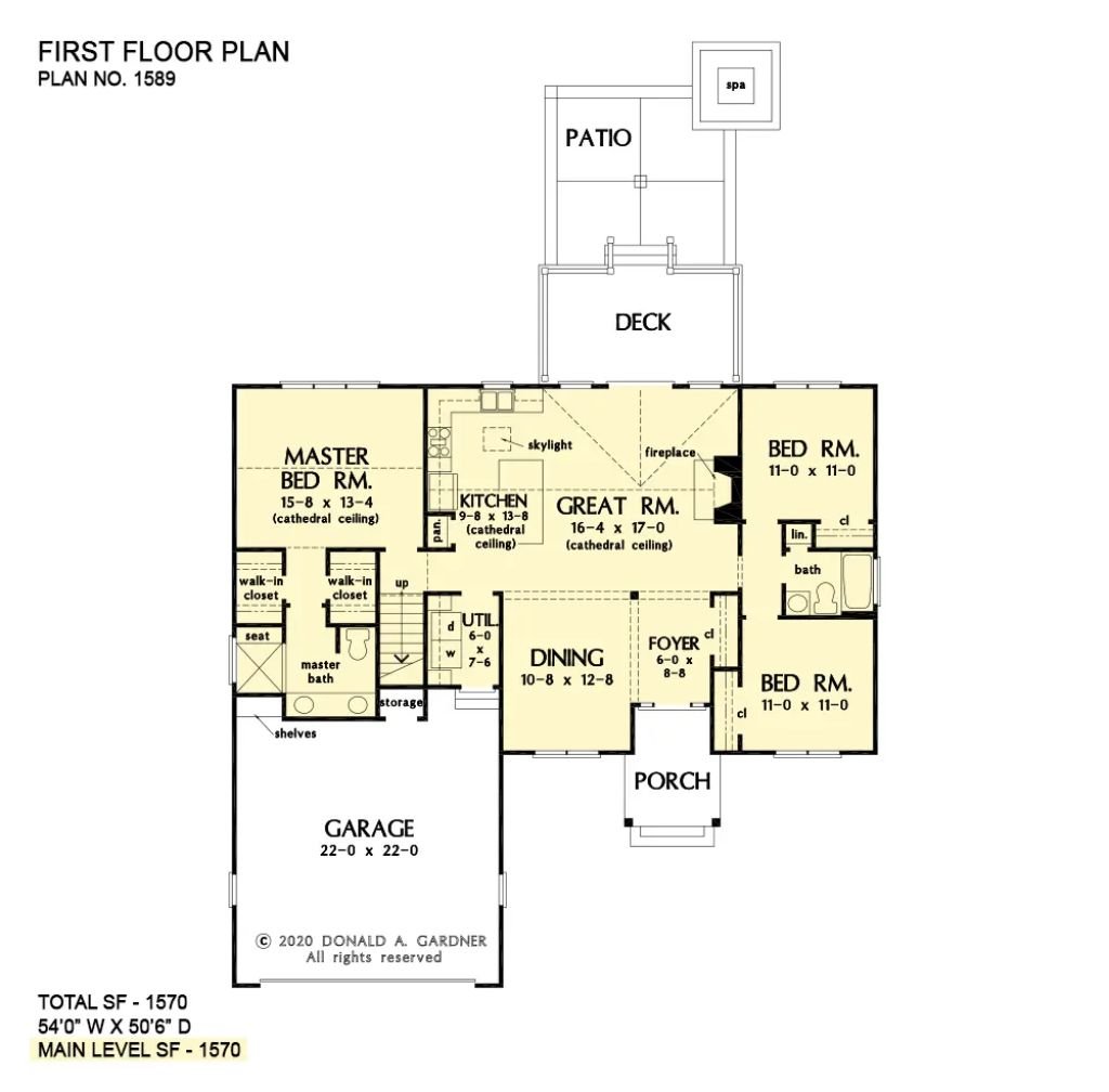 Main Level Floor Plan