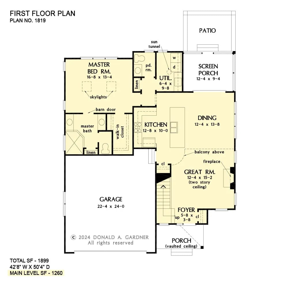 Main Level Floor Plan