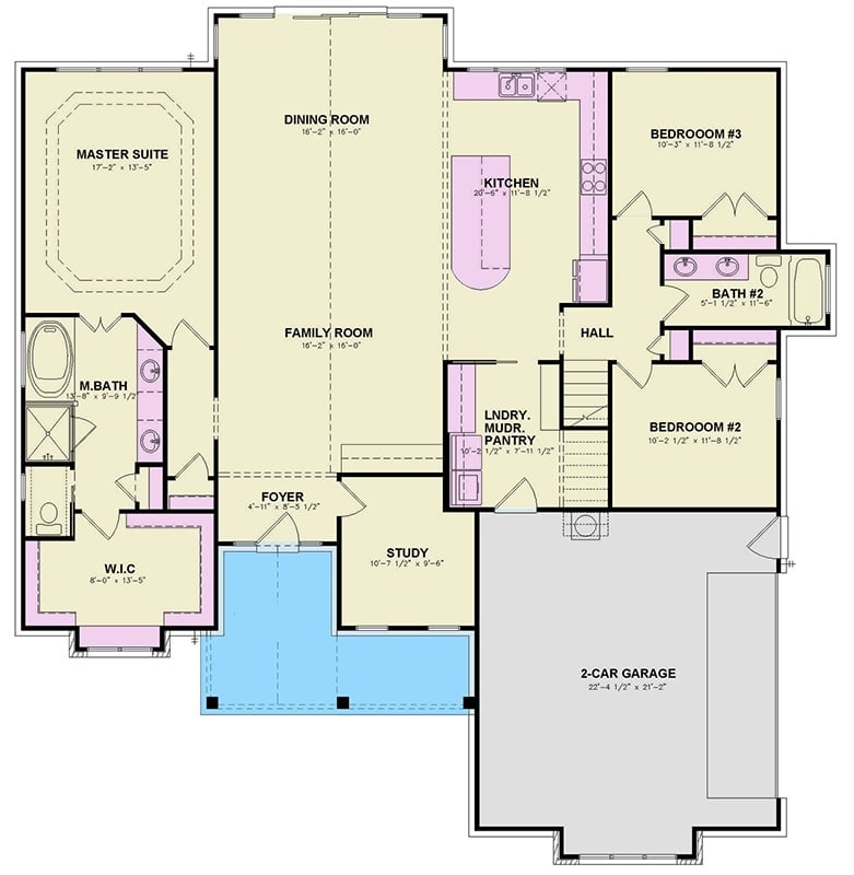 Main Level Floor Plan