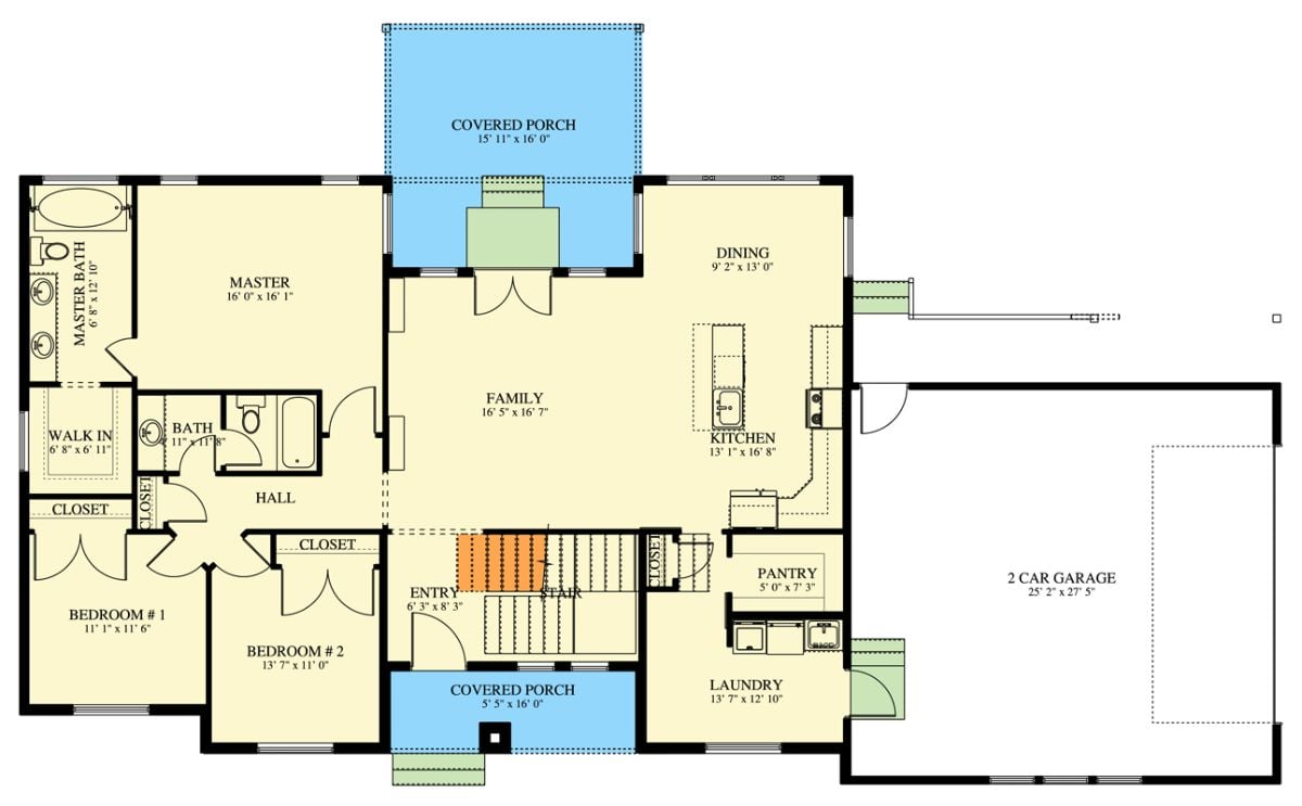 Main Level Floor Plan