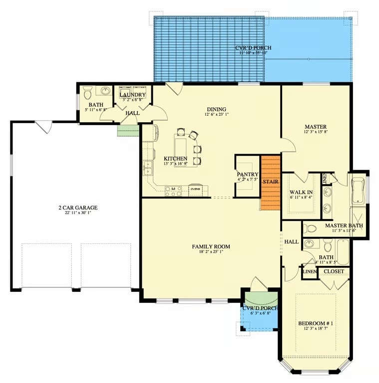Main Level Floor Plan