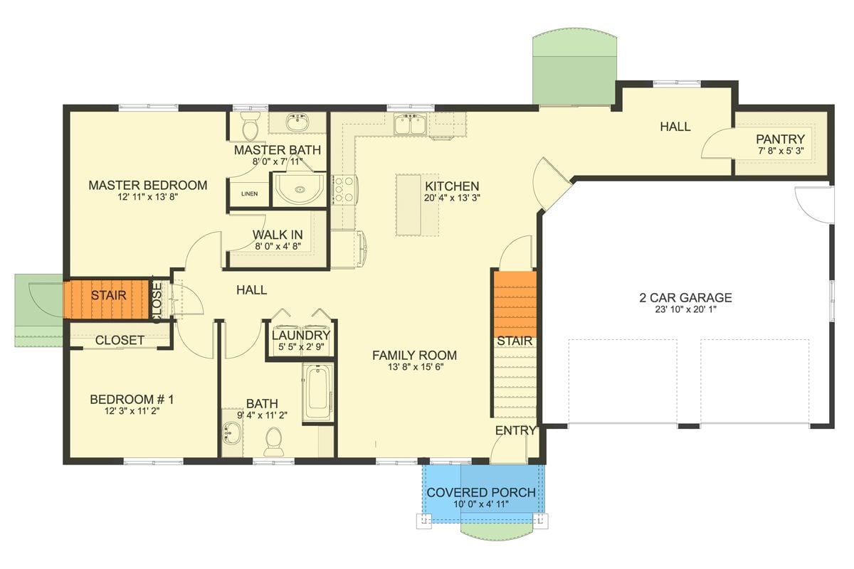 Main Level Floor Plan