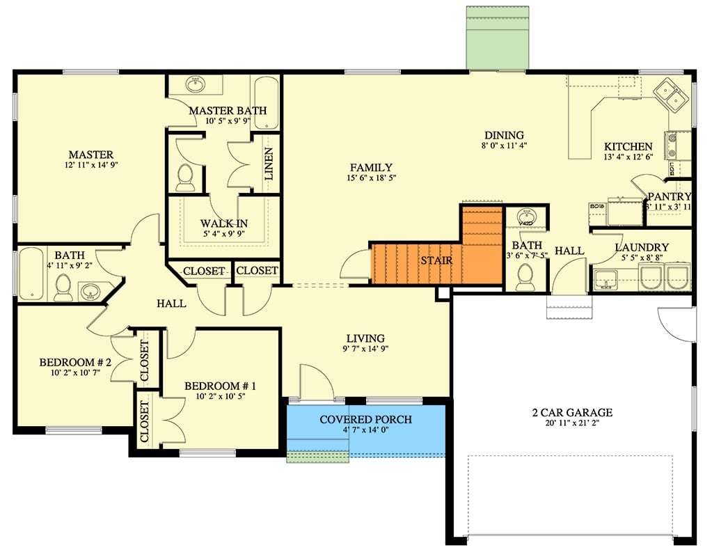 Main Level Floor Plan