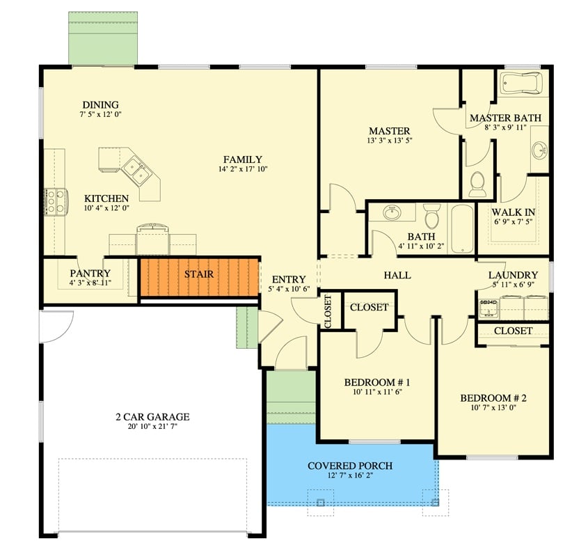 Main Level Floor Plan