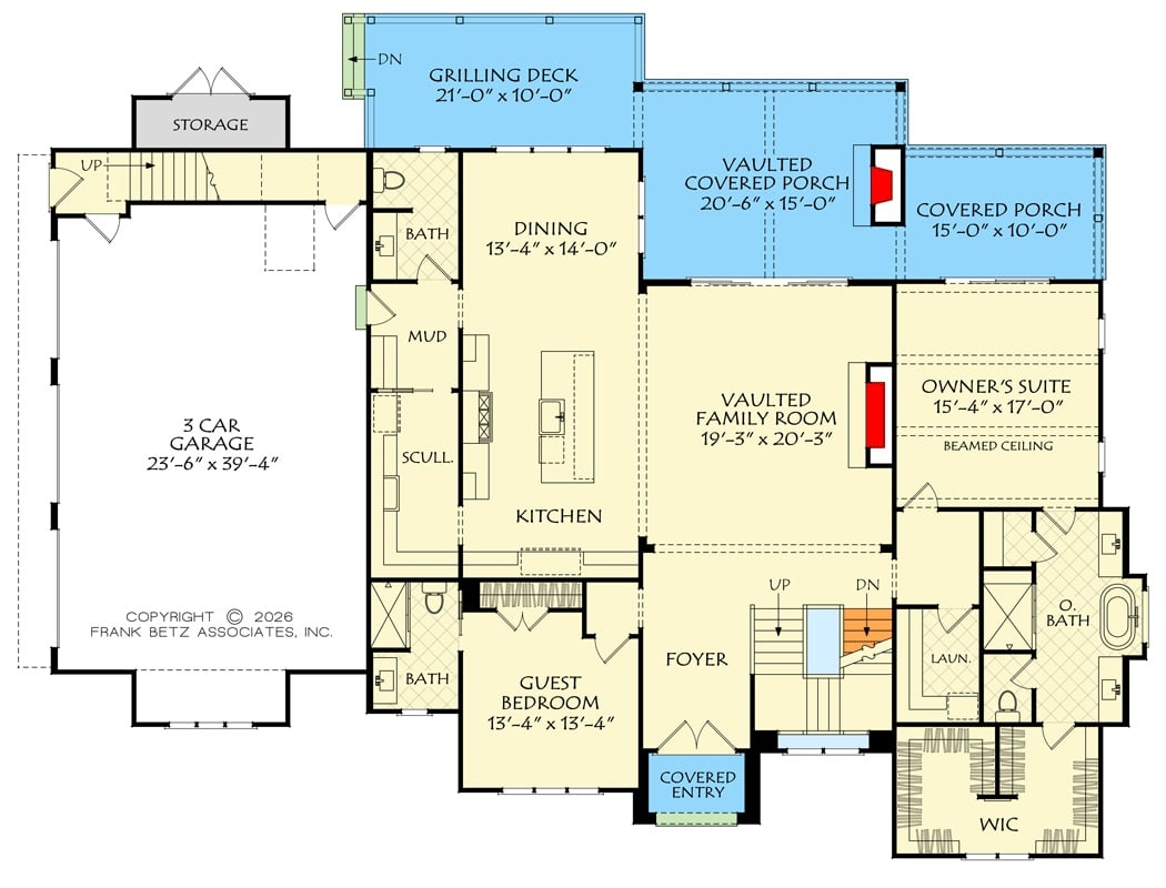 Main Level Floor Plan