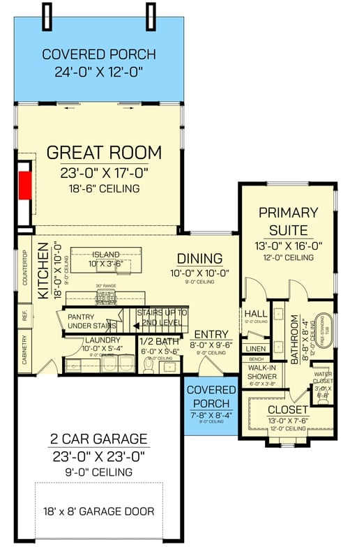 Main Level Floor Plan