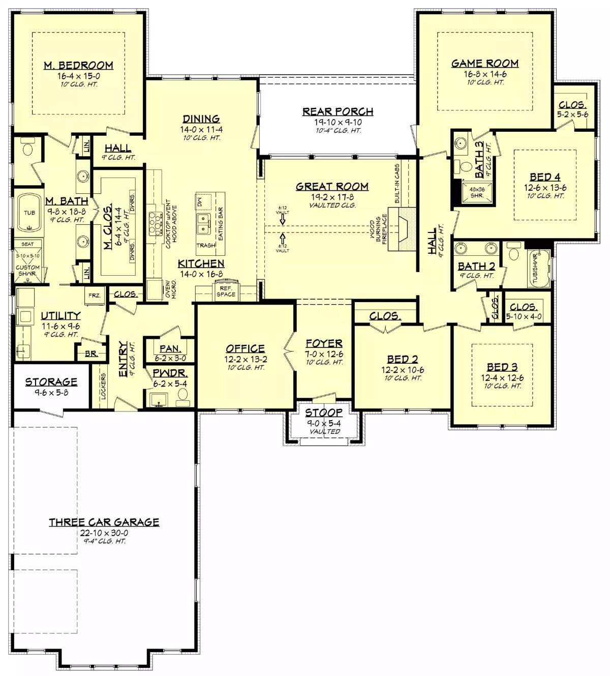 Main Level Floor Plan