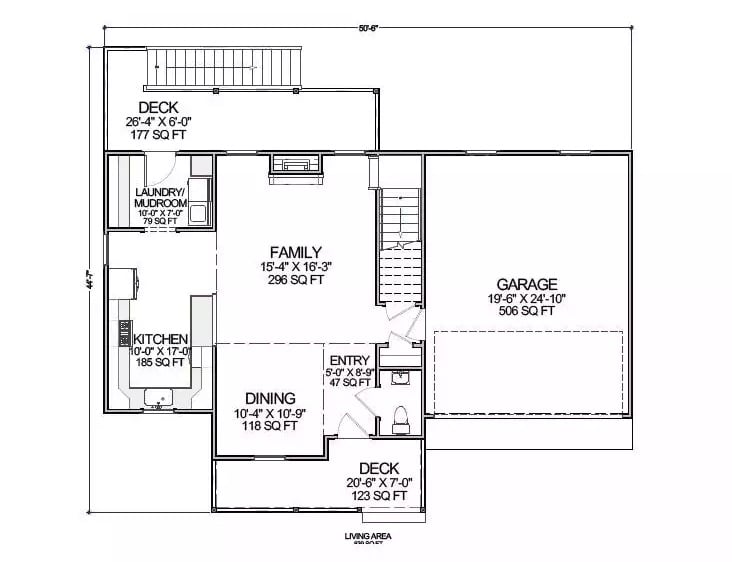 Main Level Floor Plan