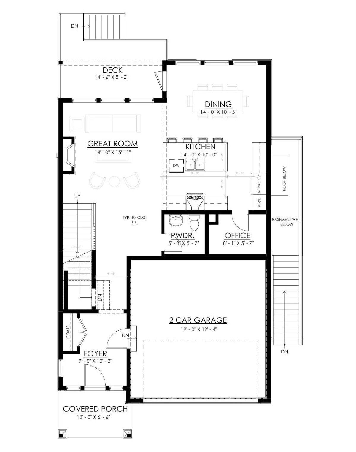 Main Level Floor Plan