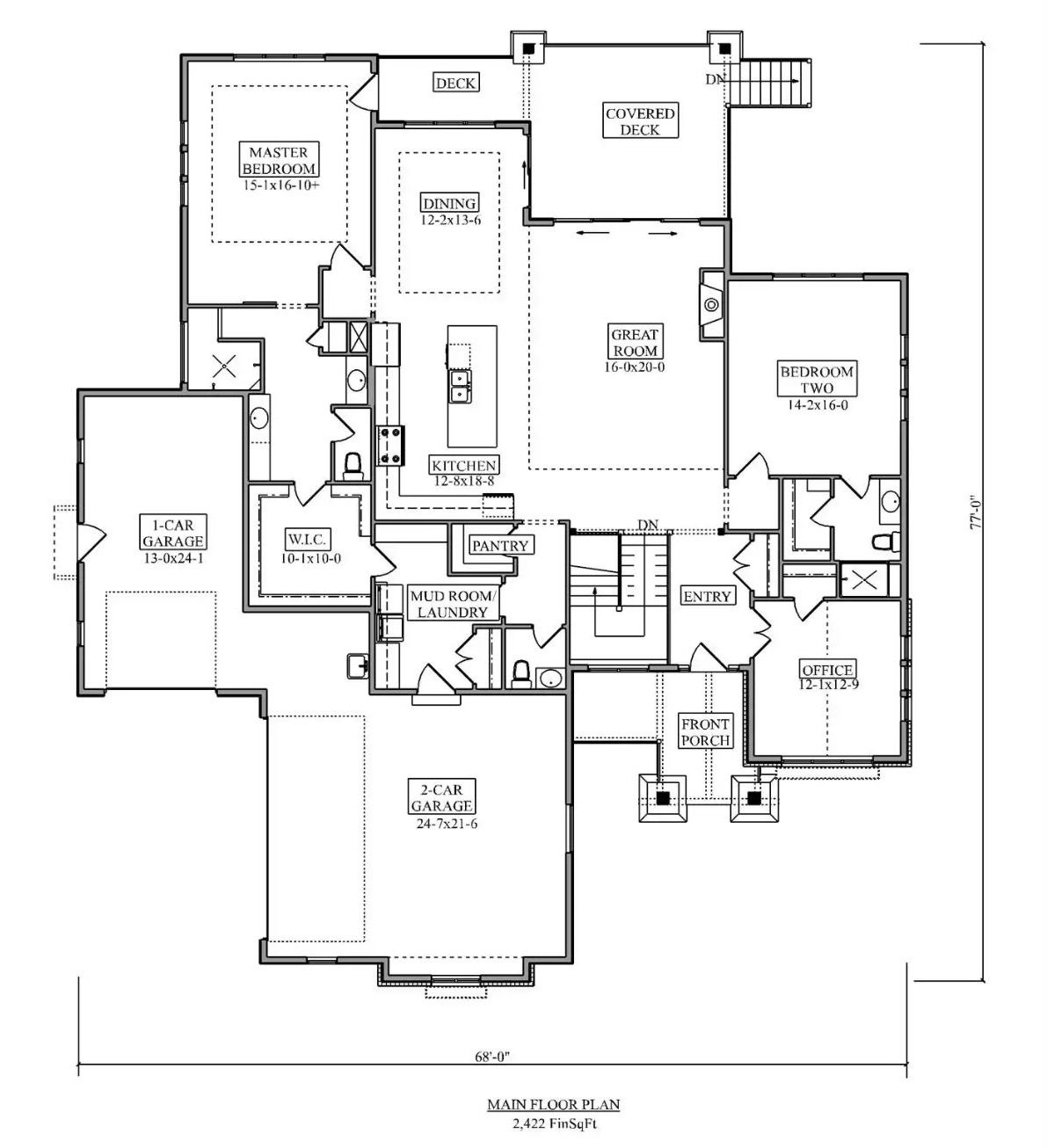Main Level Floor Plan