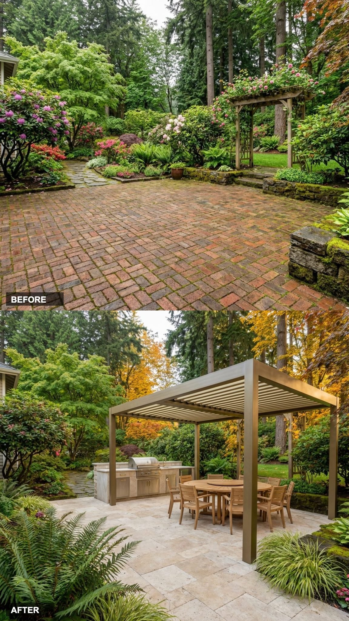 Limestone and Brass: When a Northwest Backyard Decides It Belongs in Provence