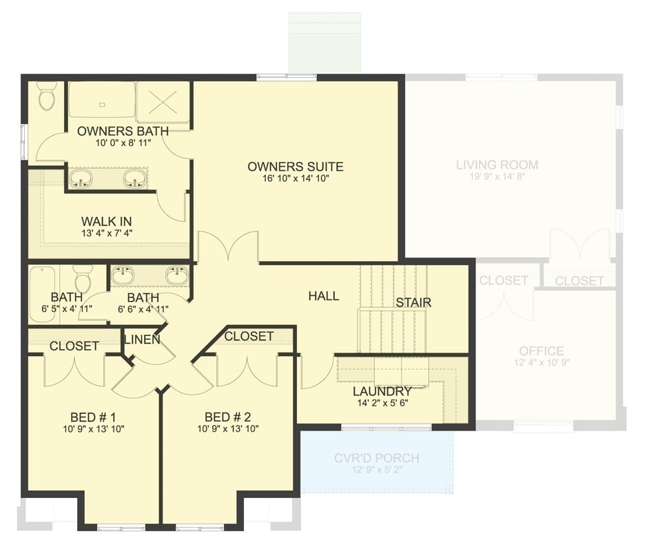 Second Level Floor Plan