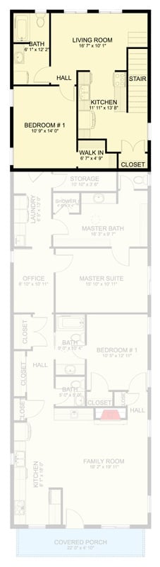 Second Level Floor Plan
