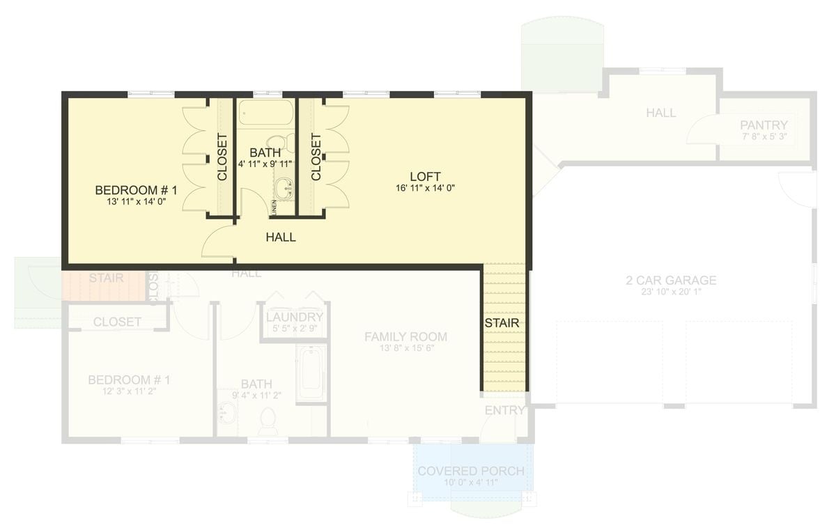Second Level Floor Plan