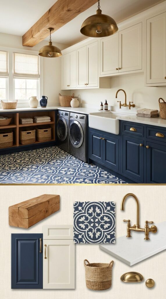 Can a Navy Blue Laundry Room Look Fabulous? You Be the Judge – Here are ...