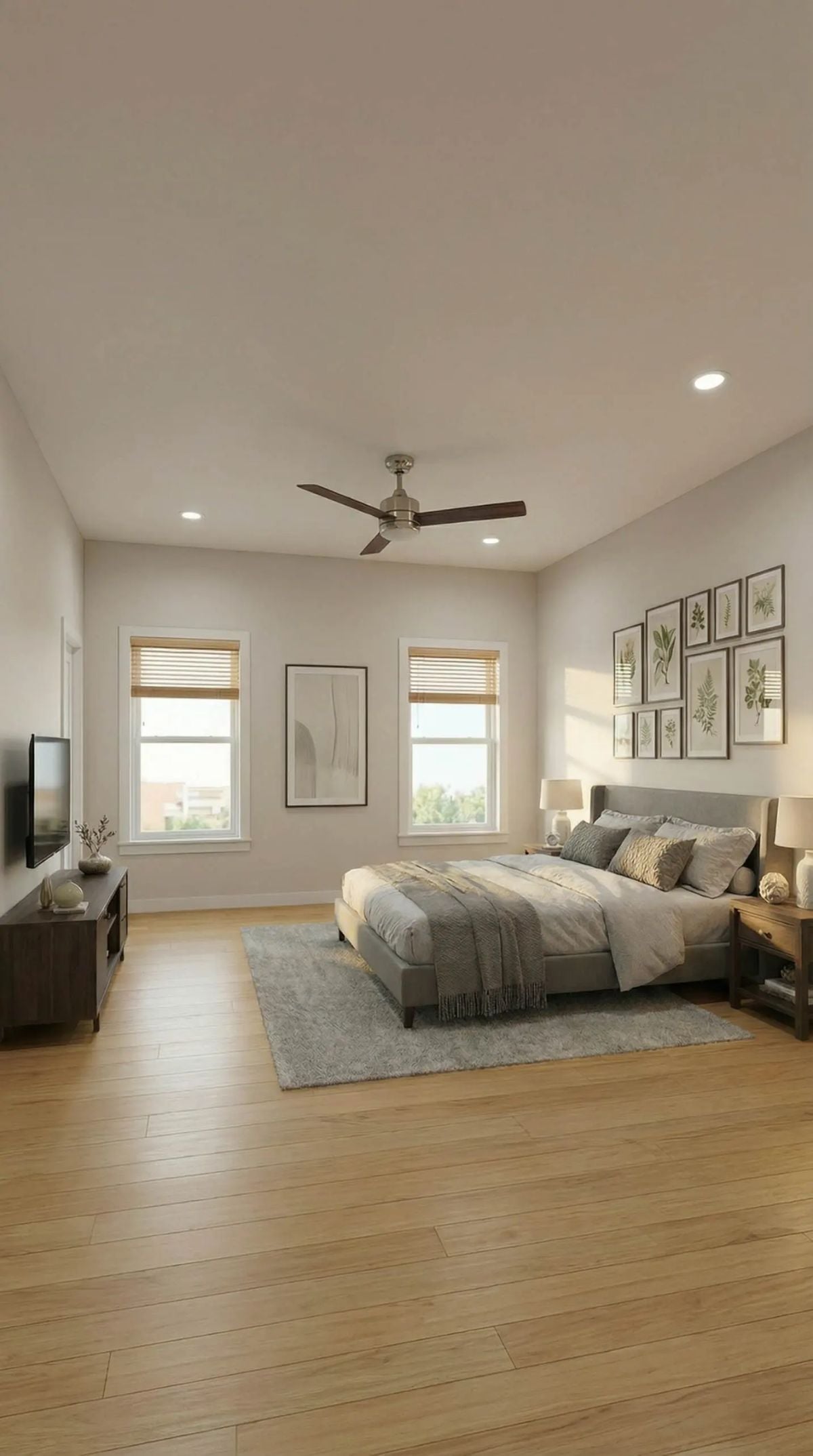 Botanical Prints, Warm Wood Floors, and a Bed You Won't Want to Leave