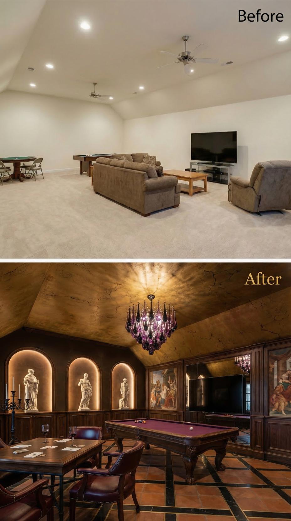 Classical European Drama Replaces Beige Neutrality