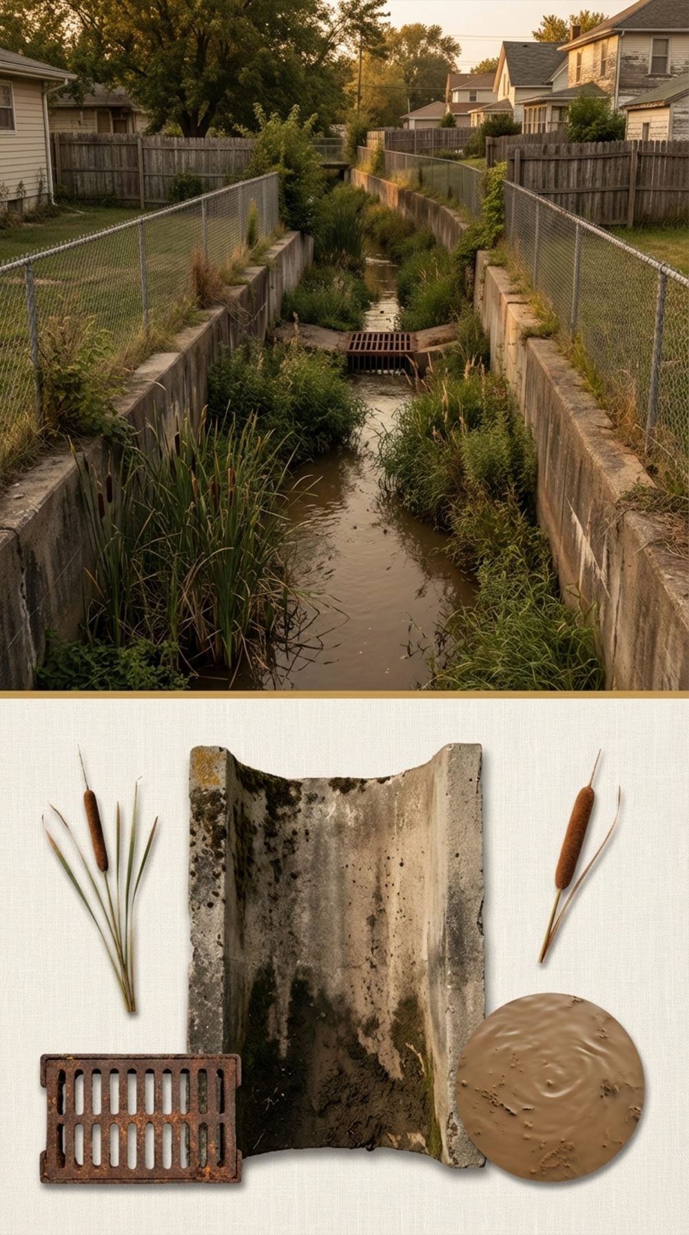 The Deep Backyard Drainage Ditch That Everyone Called 