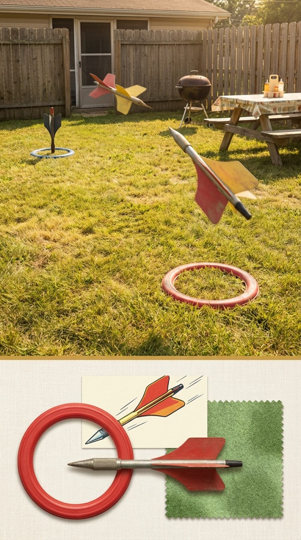 The Lawn Jarts Set That Lived in the Garage Until Someone Got Brave