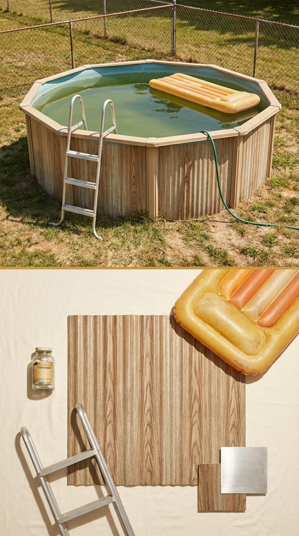 The Above-Ground Pool With the Ladder That Folded Down From Nowhere