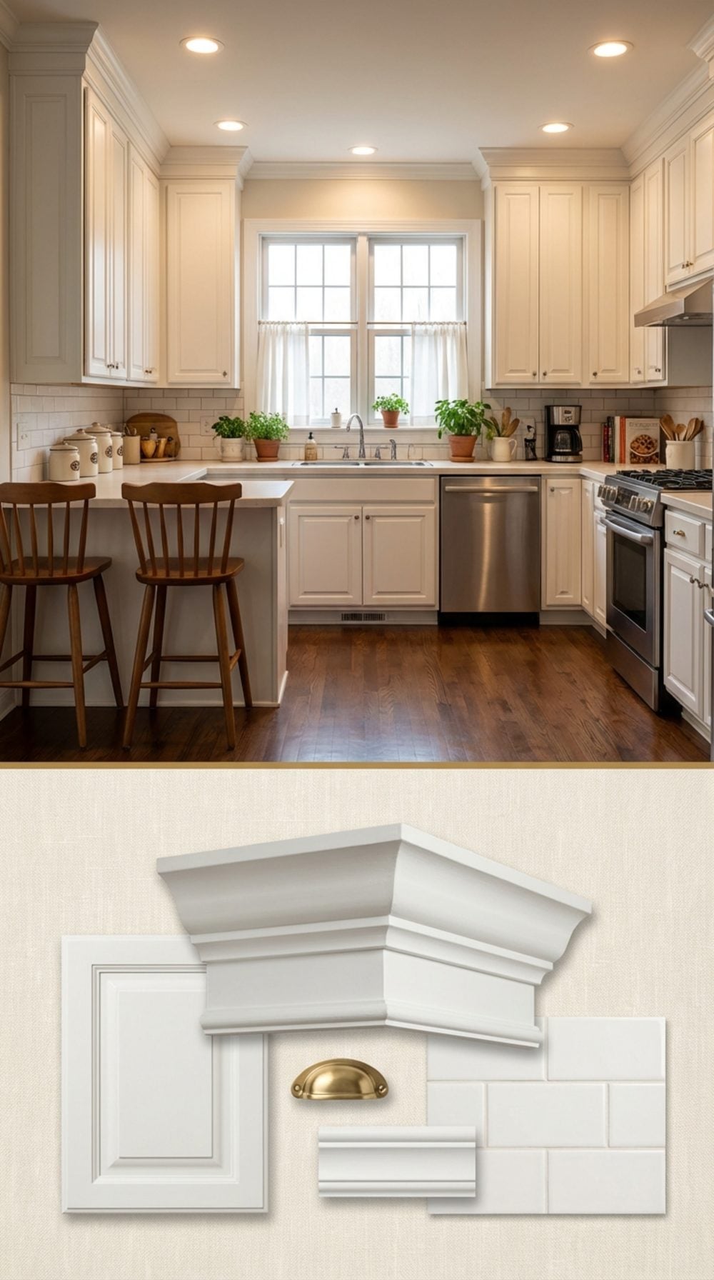 Crown Molding That Actually Met the Ceiling (Not a Two-Inch Gap of Drywall)