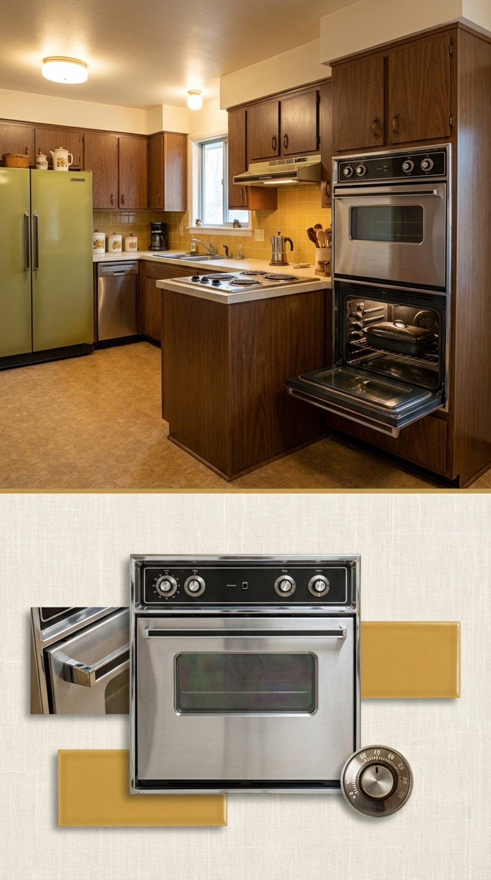 A Second Oven That Lived in the Wall, Not Stacked on Top of the First One