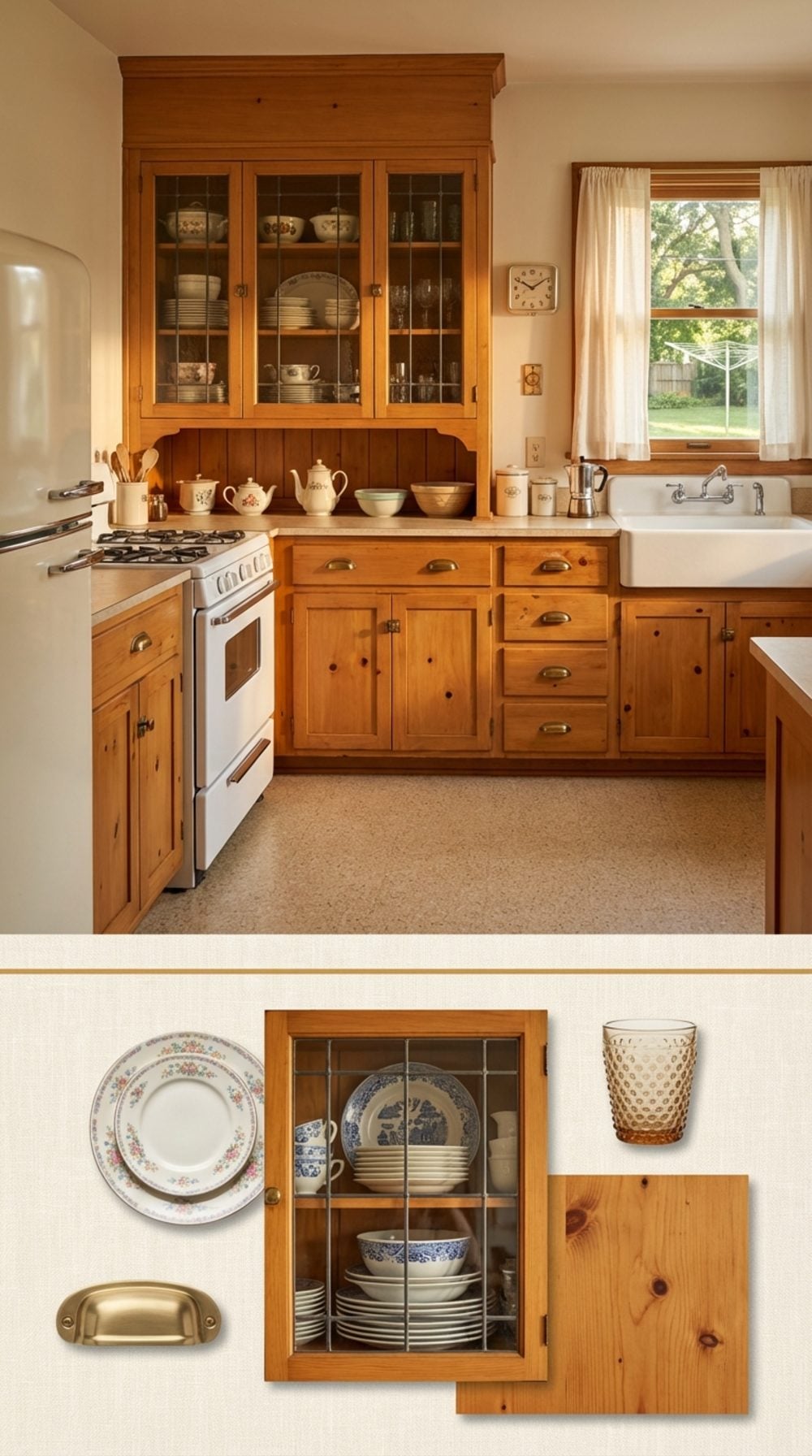 The Built-In Hutch With Glass-Front Doors That Showed Off the Good China