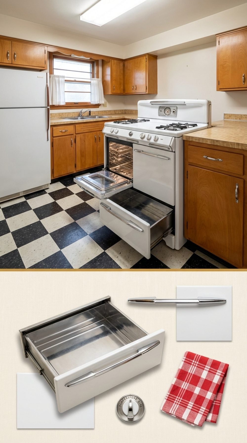 The Warming Drawer Built Into the Base of the Oven