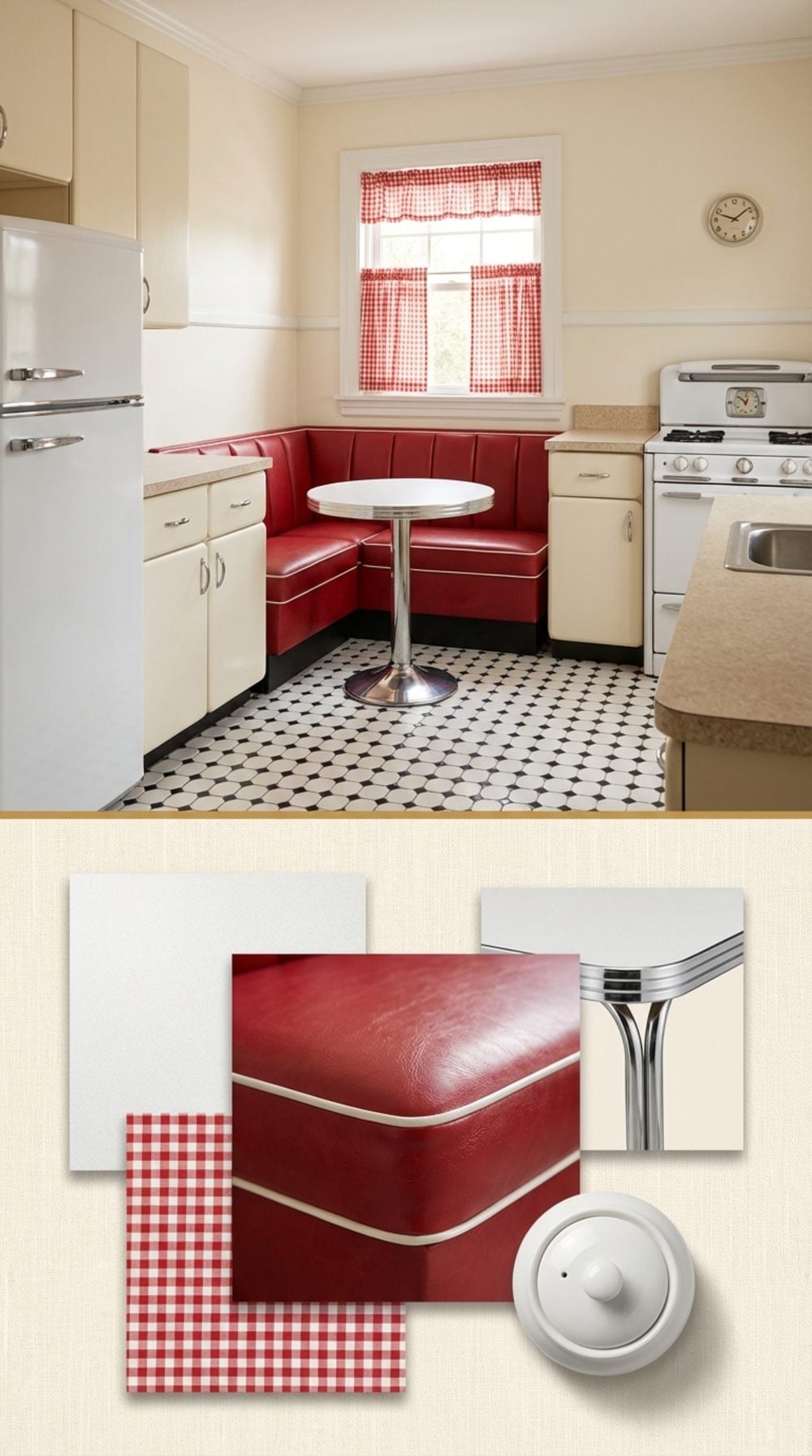 The Kitchen Banquette Built Into the Corner