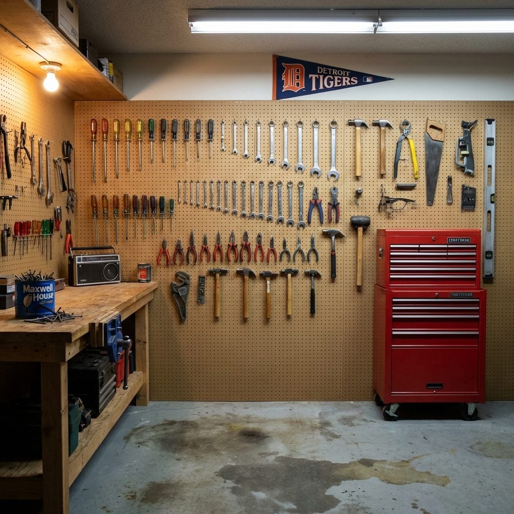 The Pegboard Wall Hung With Every Tool Known to Man