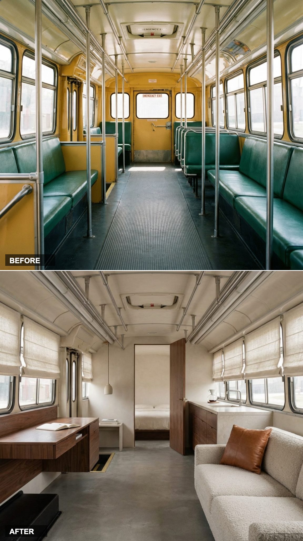 Warm Minimalist Luxury With Bouclé, Cognac Leather, and Walnut Wood